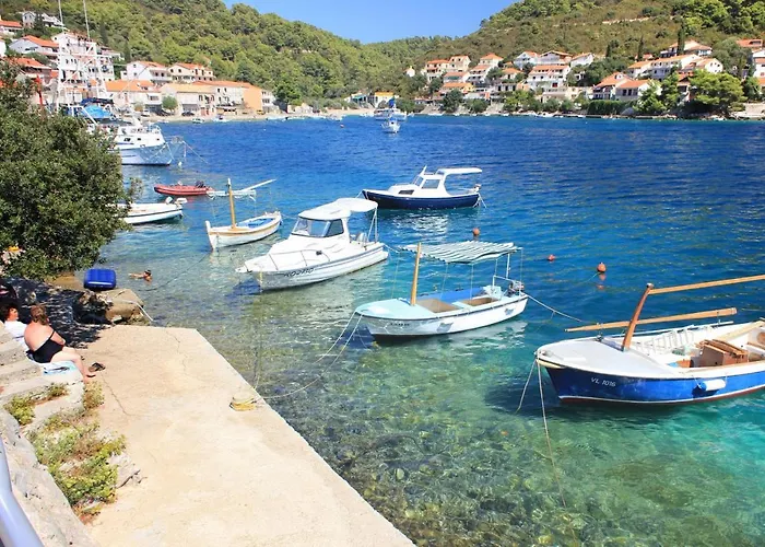 By The Sea Brna, Korcula - 17583 דירה *